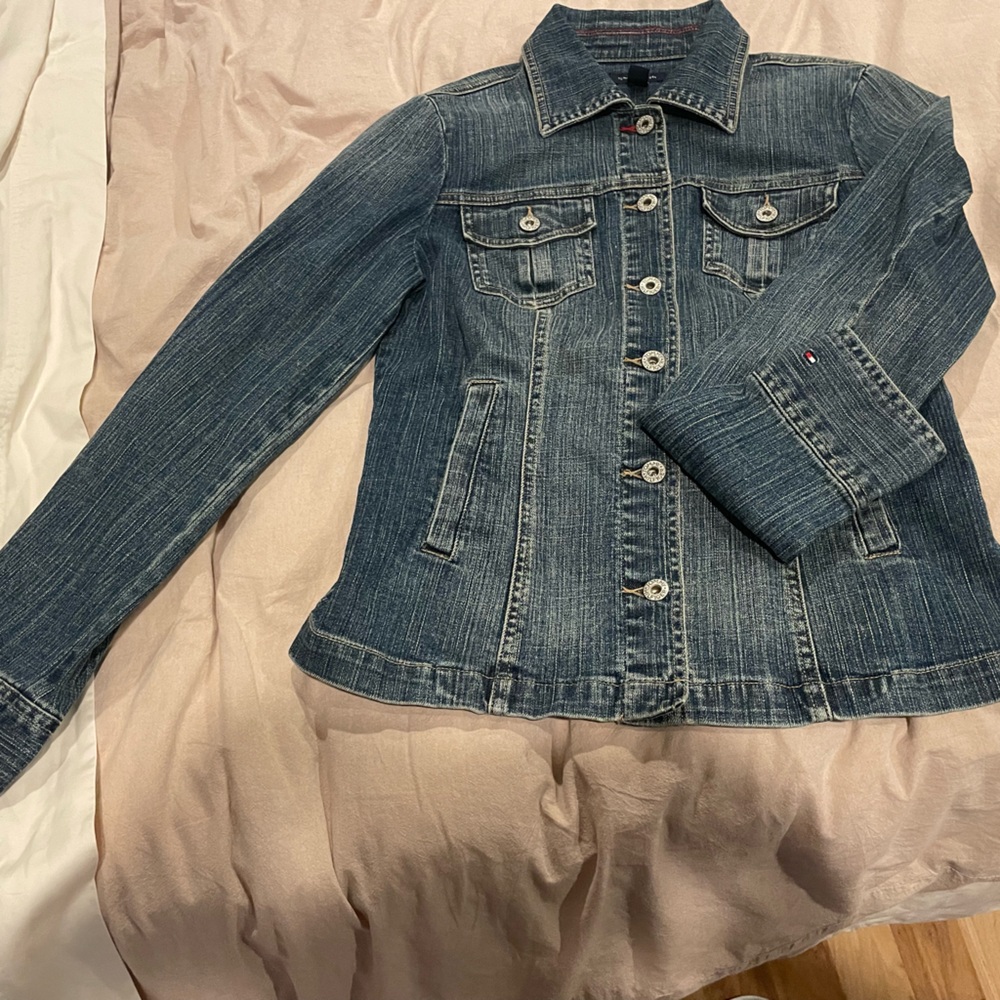 Woman Tommy Hilfiger Denim Jacket Size:  L